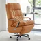 Ergonomic Chaise Office Chair Mobile Swivel Recliner Bedroom Office Chair Accent Lazy Work Cadeira