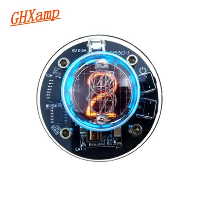 GHXAMP Einzigen Rohr Glow Uhr QS30-1 SZ30-1 nixieröhren uhr RGB LED Audio Elektronische Zubehör DC5V Image