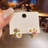Adolph Trend ing Biene künstlerische Blume Ohr stecker koreanische eleglant billige Ohrring für Frau