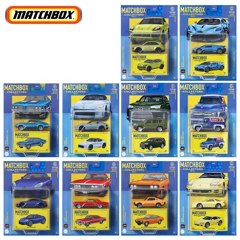 Auf Lager Mattel Matchbox Vollectors Car Boy Toy 1/64 Diecast Lexus Subaru Porsche Cayenne Toyota Celica Buick Nissan Bugatti Image