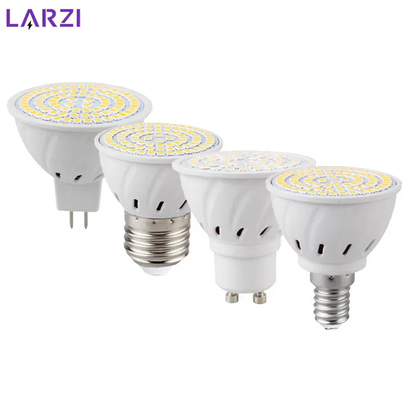 E27 E14 MR16 GU10 Lampada Led-lampe 3W 4W 5W 110V 220V Bombillas Led Lampe Strahler 48 60 80 LED 2835 SMD Lampara Spot Licht