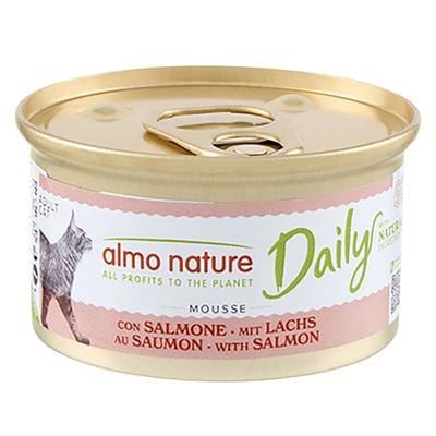 24x85g Mousse with Salmon Almo Nature Daily Menu Wet Cat Food