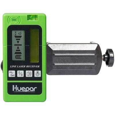 Huepar - LR-5RG Laserdetektor für grüne/rote Impulslinienlaser, digitale Anzeige beidseitig Image