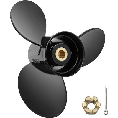 Mophorn - vevor Außenbordpropeller, ersetzt oem 3817468, 3-Blatt-Aluminium-Bootspropeller mit 14,5'