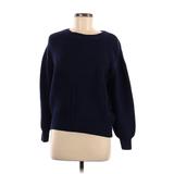 Gap Pullover Sweater: Blue Solid Tops - Women's Size Medium