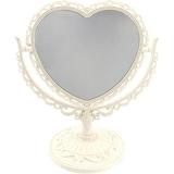 Little Mirror Little Mirror Vintage Mirror Vanity Mirror Heart- Shaped Lace Rotating Mirror Desk Magnified Mirror For Women Heart Mirror Girl Dresser Heart Shaped Mirror Vanity