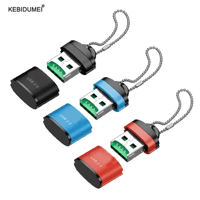 TF Memory Card Reader USB 2.0 to Mini SD TF Memory Card Adapter For PC Laptop Support Music Play