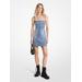 Michael Kors Stretch Denim Mini Dress Blue 10