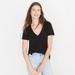 Madewell Tops | Madewell - Whisper Short-Sleeve Pocket T-Shirt 04346 - Black (Small) | Color: Black | Size: M