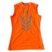 Under Armour Shirts & Tops | Boys Fitted Under Armour Orange Sleeveless Tank Top Football Baseball Size Large | Color: Black/Orange | Size: Lb