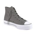 Sneaker CONVERSE "CHUCK TAYLOR ALL STAR LIFT PLATFORM" Gr. 42, weiß (stone, white) Schuhe Schnürstiefeletten Warmfutter