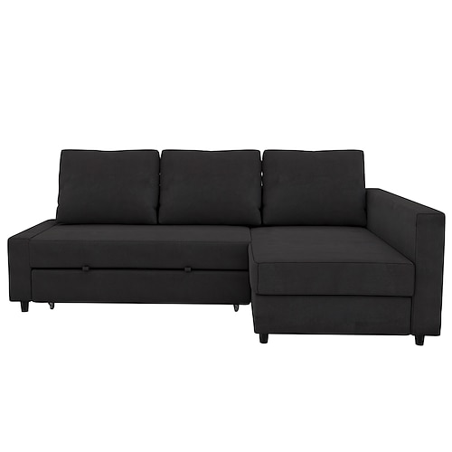 Ecksofa Bettbezüge L-förmig uni Samt Überwürfe Image