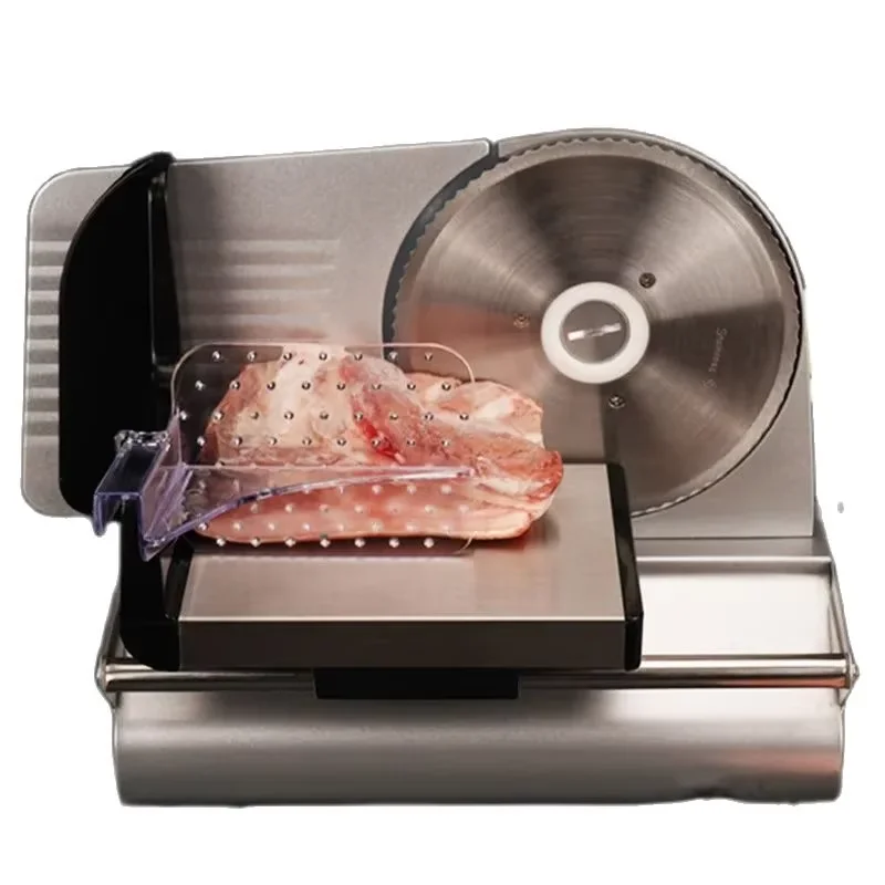 220V Elektrische Fleisch Slicer Hammel Rolle Rindfleisch Cutter Lamm Rollen Gemüse Schneiden Maschine Brot Scheiben Edelstahl Fleischwolf Image
