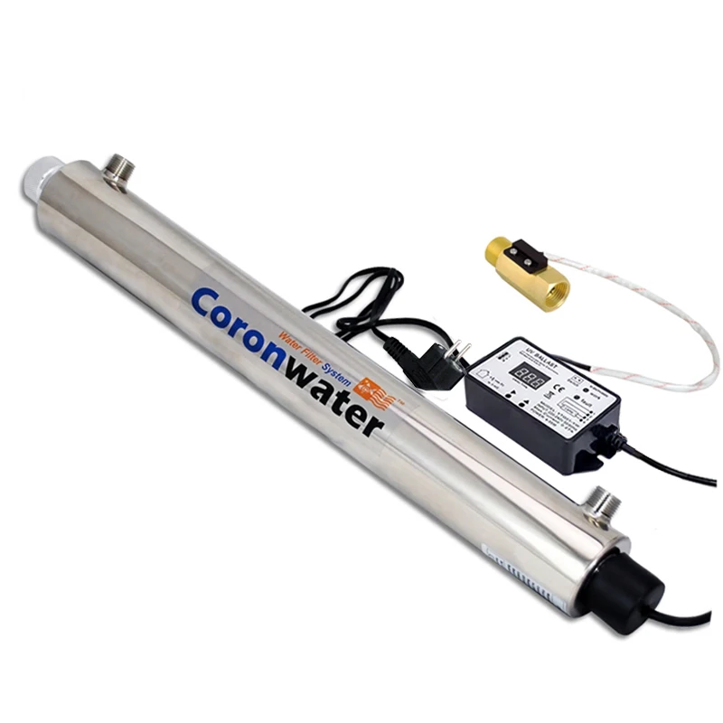 Coronwater-Wasserfilter, 6 g/min, UV-Desinfektion mit Durchflussschalter, Wassersterilisator Image