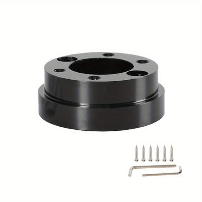 "TEMU // Steering Wheel Adapter - 13/14" Aluminum With 70mm Pcd For Modification, Includes Screws & Hex Key, Plate, Car Wheel Adapter" Image