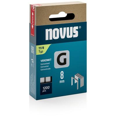 Steinel - NOVUS Flachdrahtklammern G Typ 11 8mm 1200 Stück - 042-0796 Image