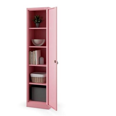 Aktenschrank Büroschrank Metallschrank Lagerschrank 4 Fachböden Flügeltür Drehgriff Image