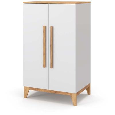 Kinderkleiderschrank Malia, Weiß, 70 x 120 cm Vitalispa Image