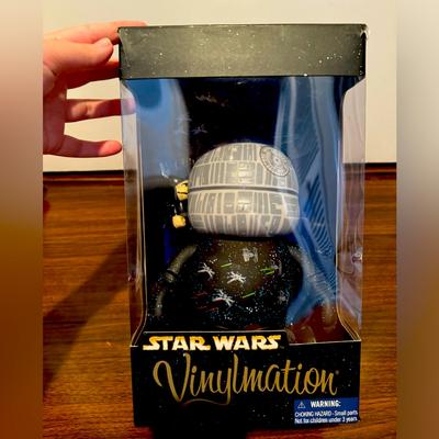 Disney Toys | Disney Vinylmation 9" Star Wars Weekends Death Star + 3" Trooper Collectible Set | Color: Black/Blue | Size: Osb
