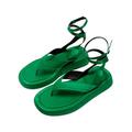jonam Womens Sandals Ankle strap women sandals platform flat beach outside women flip flops (Size : 4.5 UK)