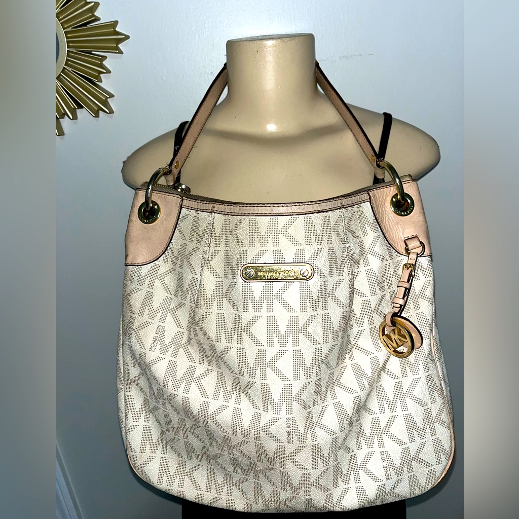 Michael Kors Bags | Authentic Mk Purse | Color: Cream | Size: Os