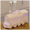 Locomotive Diffuser, 300ml,with Remote Control 2 Spray/Night Light Modes Cool Mist Humidifiers Cool Mist Humidifiers for Bedroom, Living Room, Office,White