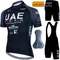 Emirati arabi uniti ciclismo 2024 abbigliamento uomo Mtb abbigliamento estivo maschile uomo maglia