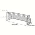 1pc Soccer Goal Net, Reusable Portable Folding Soccer Training Goal Net