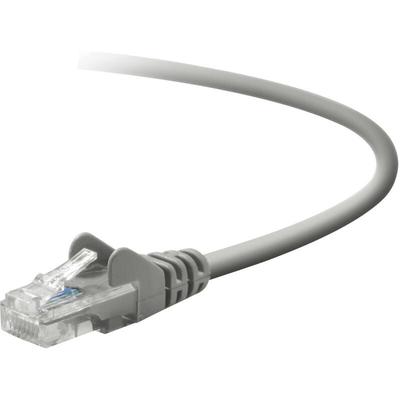 A3L791R15M-S RJ45 Netzwerkkabel, Patchkabel cat 5e u/utp 15.00 m Grau mit Rastnasenschutz 1 s