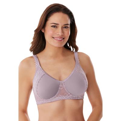 Plus Size Women's Secret Shaping Bra by Comfort Choice in Light Grape (Size 46 C)