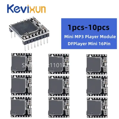 DFPlayer Mini MP3 Player Module MP3-TF-16P V3.0 TF Card U Disk Mini Audio Voice Module Board