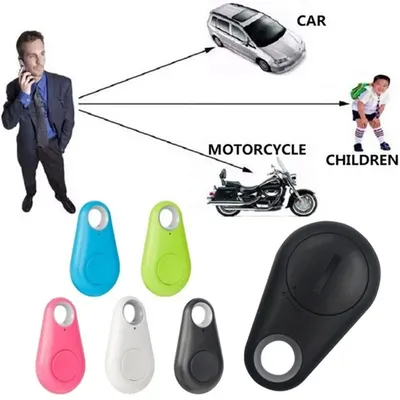 Mini Fashion Smart Dog Pets Bluetooth 4.0 GPS Tracker Anti-lost Alarm Tag Wireless Child Bag Wallet