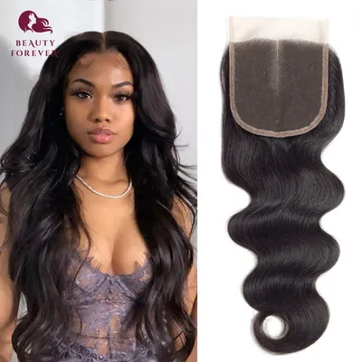 Beauty Forever 5*5 HD Lace Closure Brazilian Body Wave Lace Closure 4*4 Human Hair lace Closure