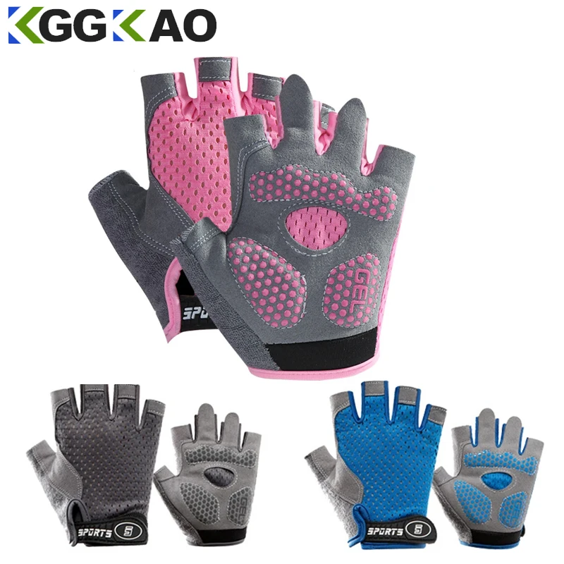 1 paire de gants demi-doigt pour enfants, gants de Sport, respirants, antidérapants, en Gel, pour enfants, cyclisme, équitation, Sports de plein air