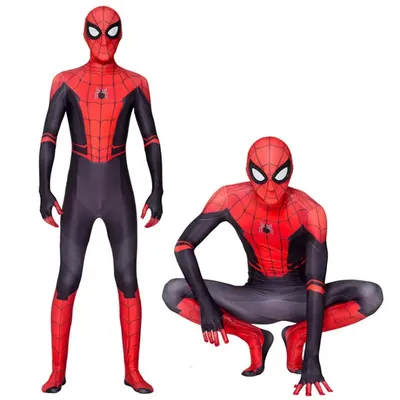 High Quality Superhero Spidermans Costume Bodysuit For Adult Spandex Zentai Halloween Party Cosplay