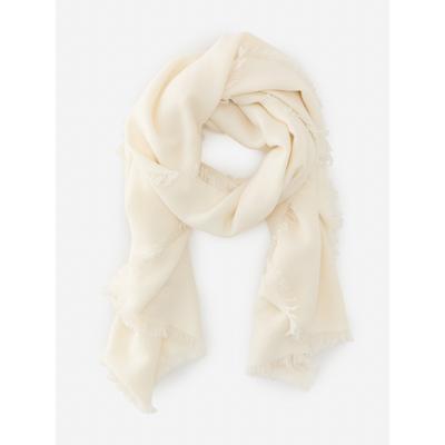 J.McLaughlin Women's Carey Cashmere Scarf Ivory