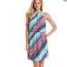 Lilly Pulitzer Dresses | Lilly Pulitzer Silk Kennett Dress Overboard Stripe Size Large | Color: Blue/Red | Size: L