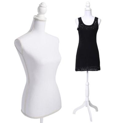 Female Mannequin Display with Stand - White