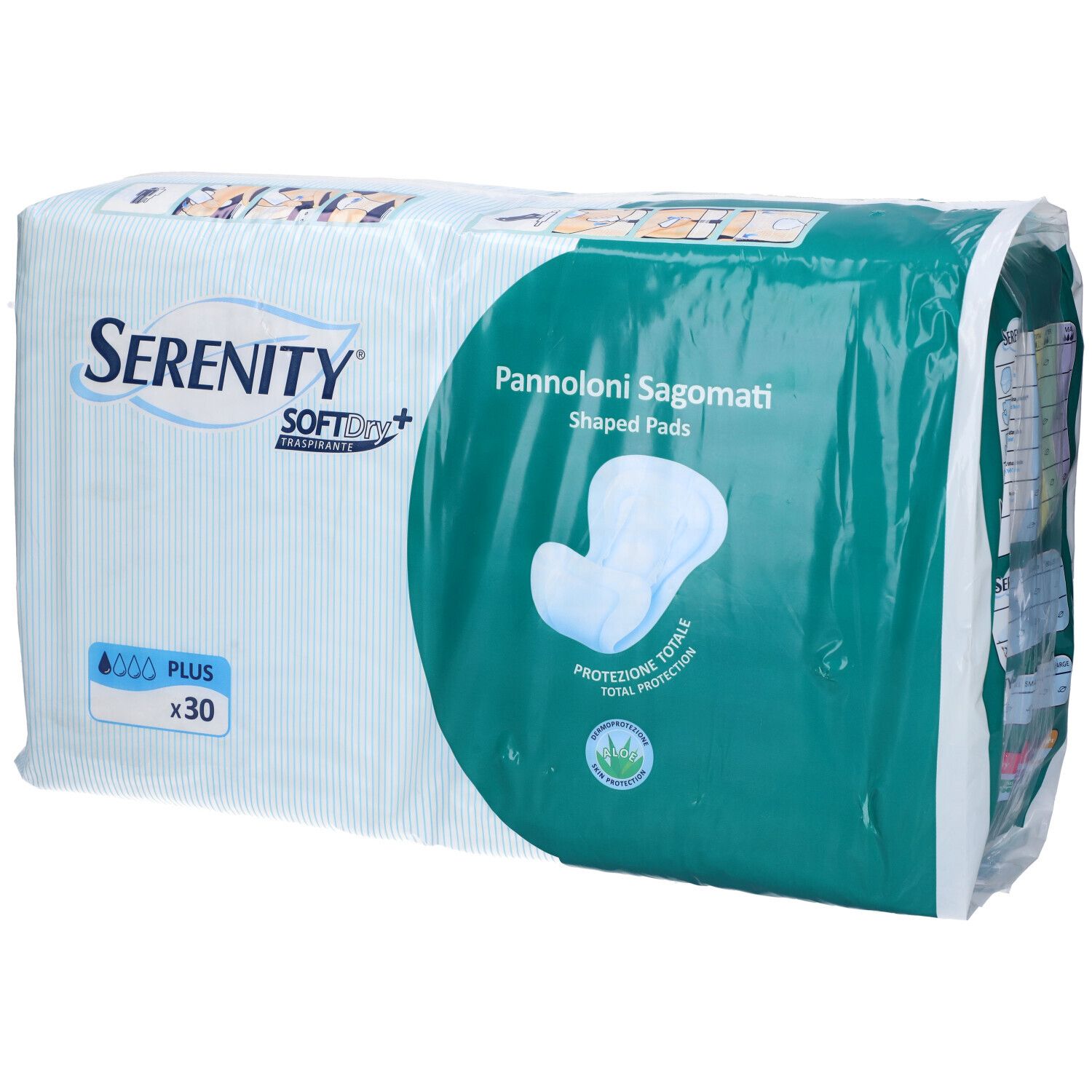 Pannolone Per Incontinenza Sagomato Serenity Softdry+ Aloe Plus 30 Pez