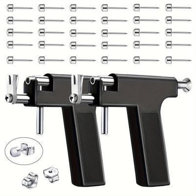 Ear And Nose Piercing Tool Kits Stainless Steel Ear Piercing Gun With Ear Stud For Salon And Home Use