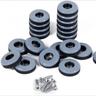 19 mm (rond) - 20x Patins pour meuble en Téflon avec vis - ptfe Patins pour meubles/Planeur ptfe