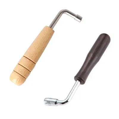 Lyre Harp Tuning Wrench Classic String Instrument Piano Guzheng Tuner Spanner Wooden Handle