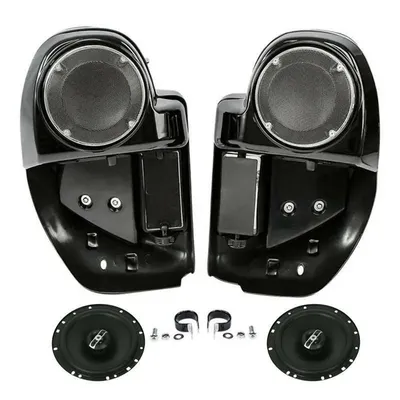 Motorcycle Lower Vented Fairing 6.5" Speakers Boxes Pod Fit For Harley Touring Road Glide Electra FLHX FLTRX FLHTK 2014-2023