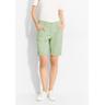 Bermudas CECIL Gr. 32, N-Gr, grün (raw matcha lime) Damen Hosen mit Stretchanteil