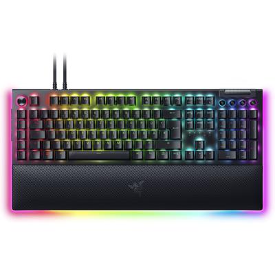 RAZER Gaming-Tastatur "BlackWidow V4 Pro Green Switch", schwarz, B:46,6cm H:4,39cm T:15,25cm, Tastaturen