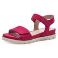Sandalette TAMARIS COMFORT Gr. 39, pink (fuchsia) Damen Schuhe Sandalen Sommerschuh, Sandale, Plateauabsatz, mit zwei Klettverschlüssen