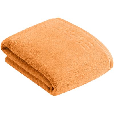Badetuch ESPRIT "Modern Solid", rot (apricot), B:100cm L:150cm, Obermaterial: 100% Baumwolle, Handtücher (Packung), vegan produziert Image