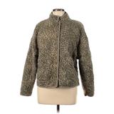 Z Supply Jacket: Green Leopard Print Jackets & Outerwear - Women's Size Large
