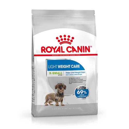 Sparpaket: 2x1,5kg Royal Canin X-Small Light Weight Care Hundefutter trocken