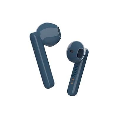 Trust Primo Touch Bluetooth 5.0 Wireless-Kopfhörer - Touch Control - Autonomie bis zu 10h - Reichweite 10m - Ladeetui - Blau.... Image